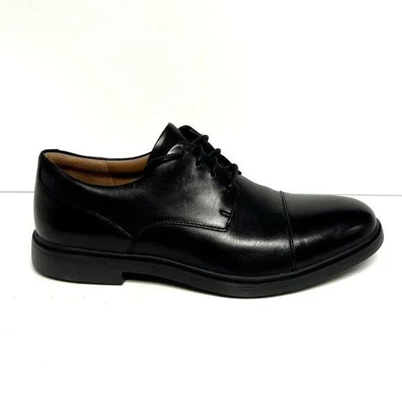 Clarks Men\'s Un Tailor Cap Toe Oxford Black, Size 10 M Clarks Un-Tailor Tie Oxford Men main image 2